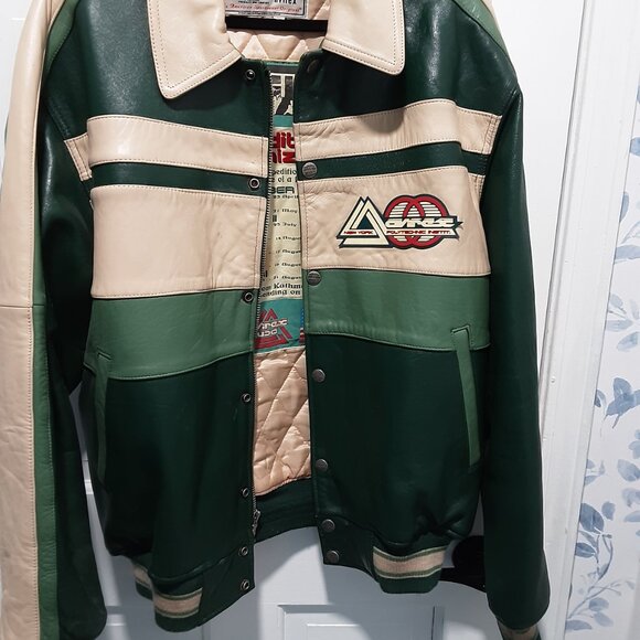 VINTAGE AVIREX VARSITY LEATHER JACKET - Picture 13 of 17